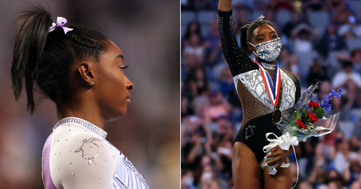 Simone Biles Goat Leotard, 2021 Us Gymnastics Championships | Popsugar ...