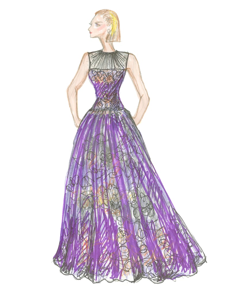 Amethyst Orchid: Tadashi Shoji