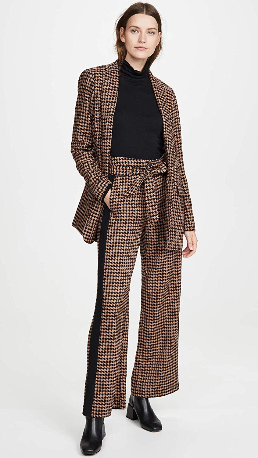 Scotch Soda Maison Scotch Wide Leg Contrast Side Panel Pants