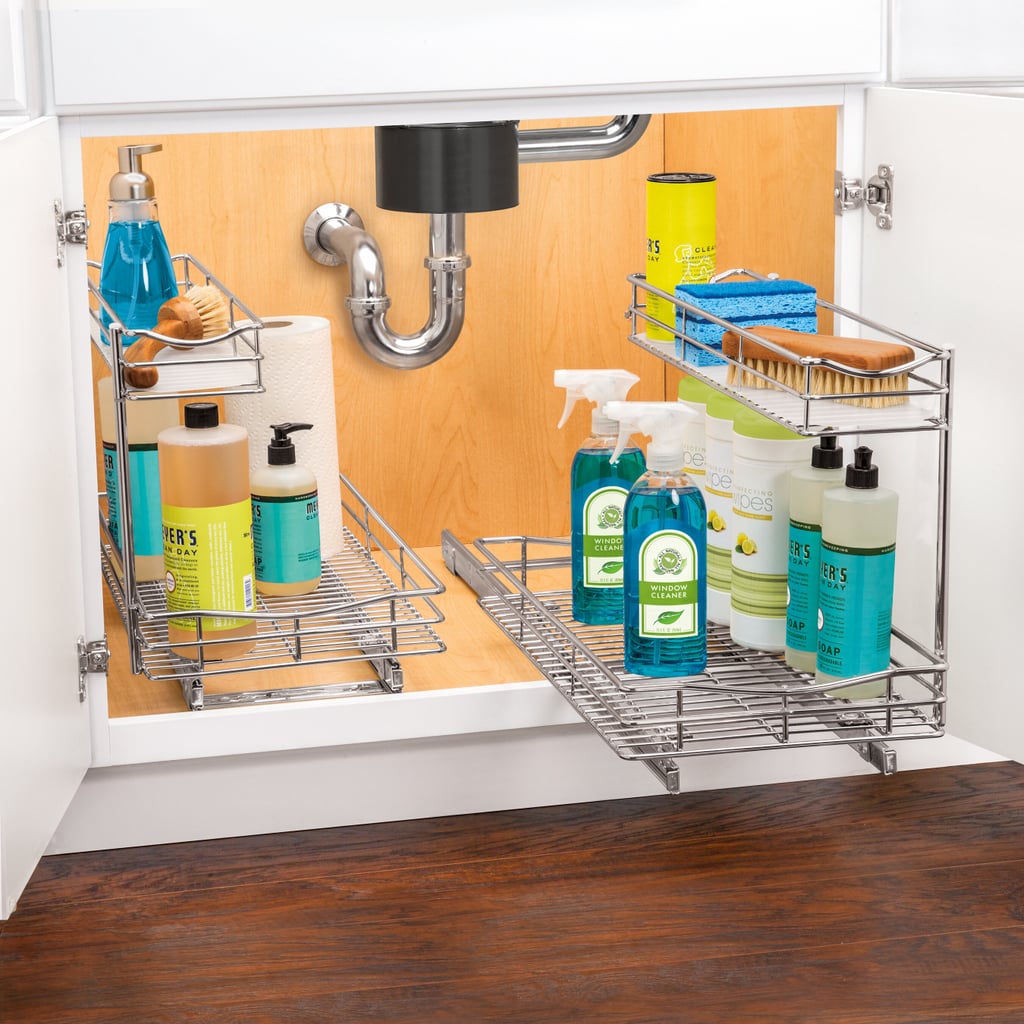 For Under-the-Sink Storage: Slide Out Under Sink Pull Out Drawer