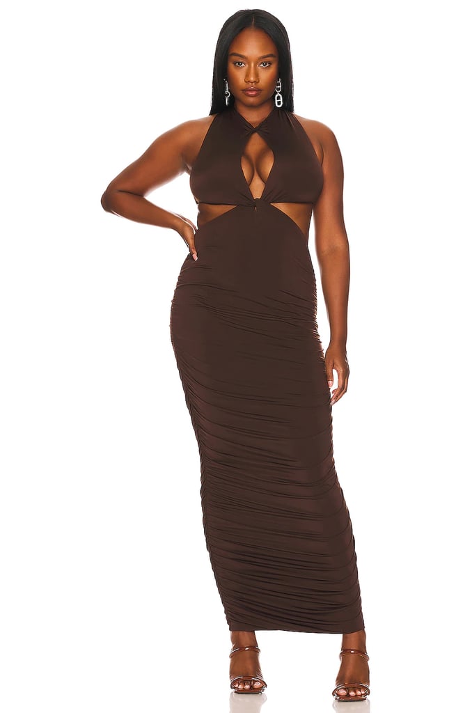 Remi x Revolve Hannah Maxi Dress in Chocolate