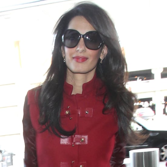 Amal Alamuddin at LAX 2015 | Pictures