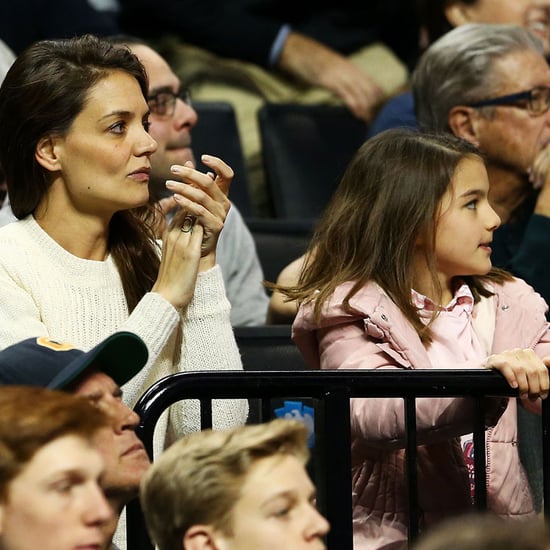 Katie Holmes and Suri Cruise at Basketball Game March 2016