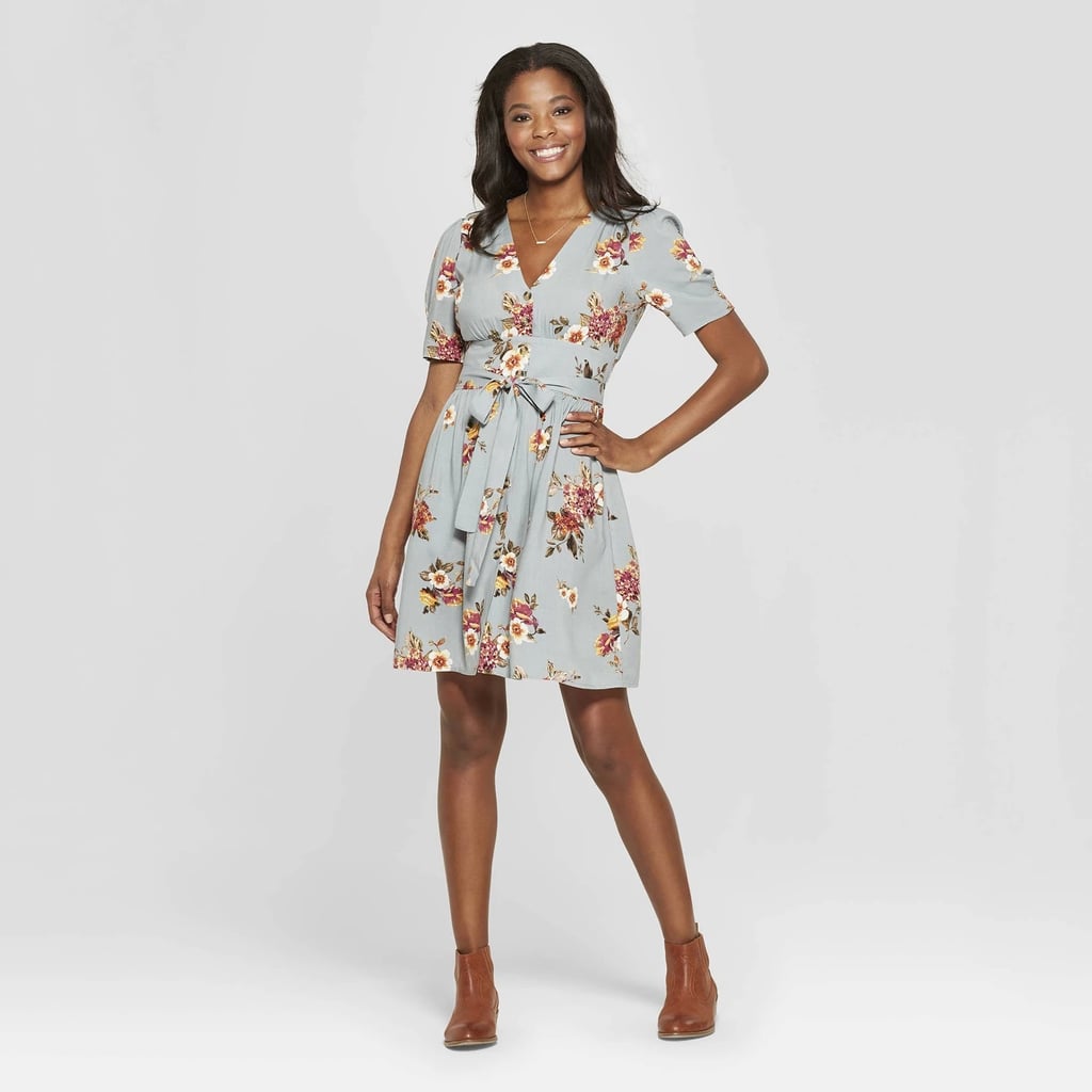 Short Sleeve Button Front Belted Dress Best Spring Dresses at Target