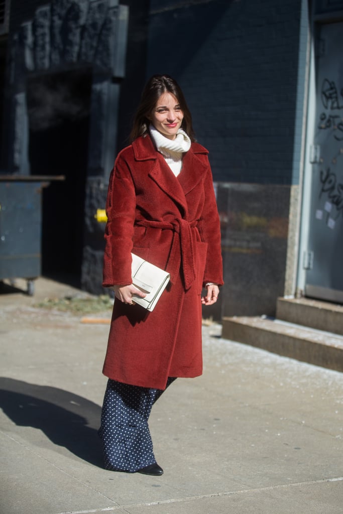 Street Style Coats at New York Fashion Week Fall 2015 | POPSUGAR Fashion