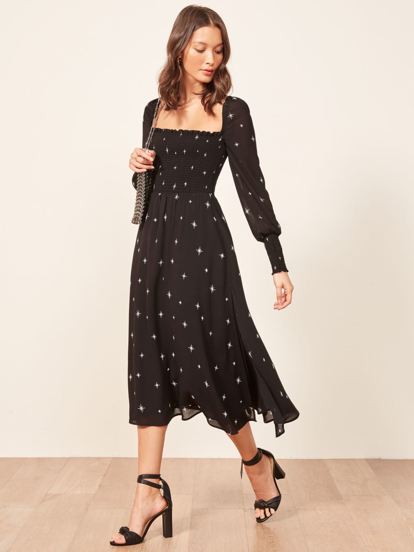 Reformation Rowan Dress The 28 Dresses You Should Wear To Thanksgiving Dinner Popsugar Fashion Photo 23