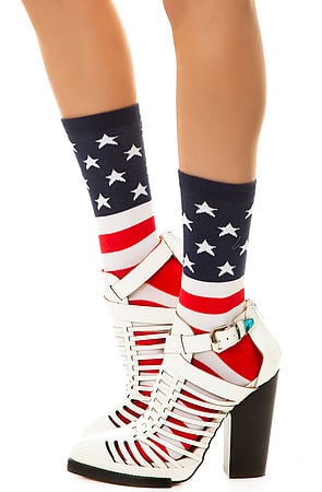 American Flag Socks