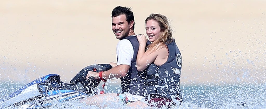 Billie Lourd and Taylor Lautner in Mexico Pictures Jan. 2017