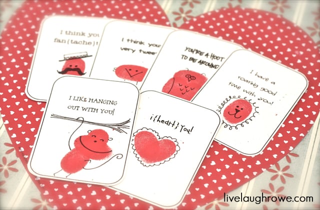 Thumbprint Cards Printables