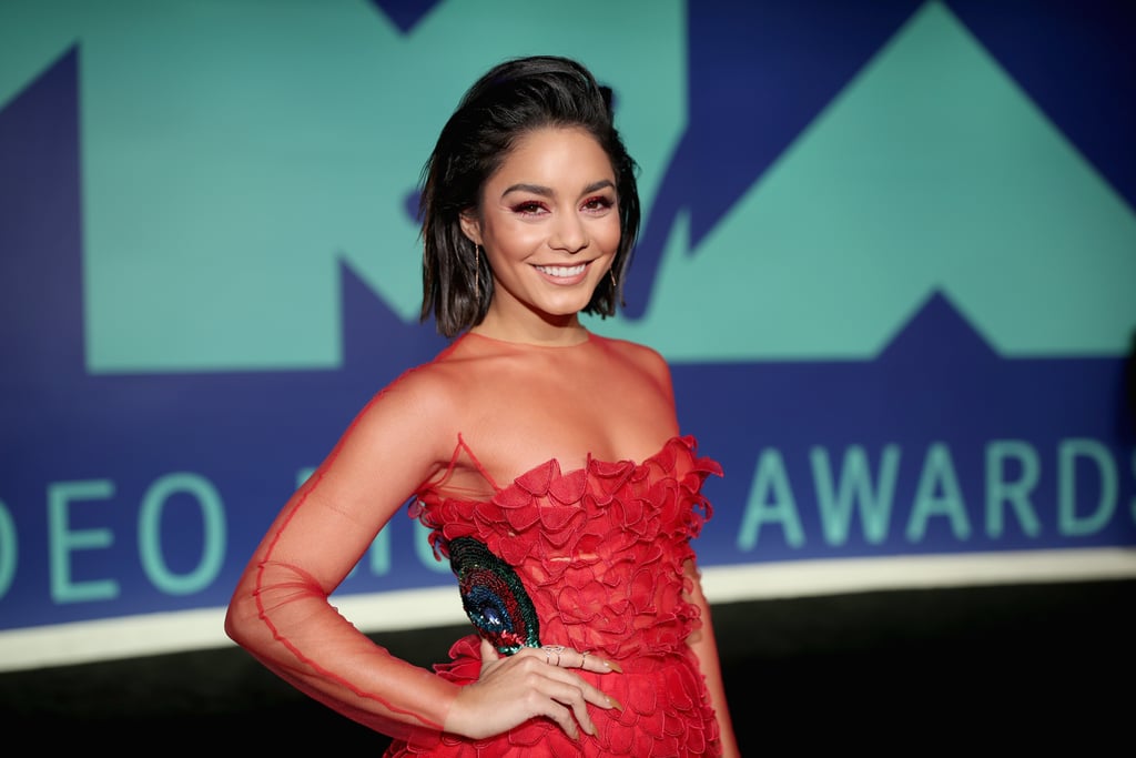 Vanessa Hudgens Hair and Makeup at the 2017 MTV VMAs