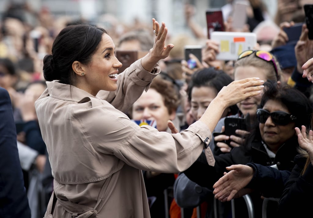 Meghan Markle's Burberry Trench Coat in New Zealand 2018