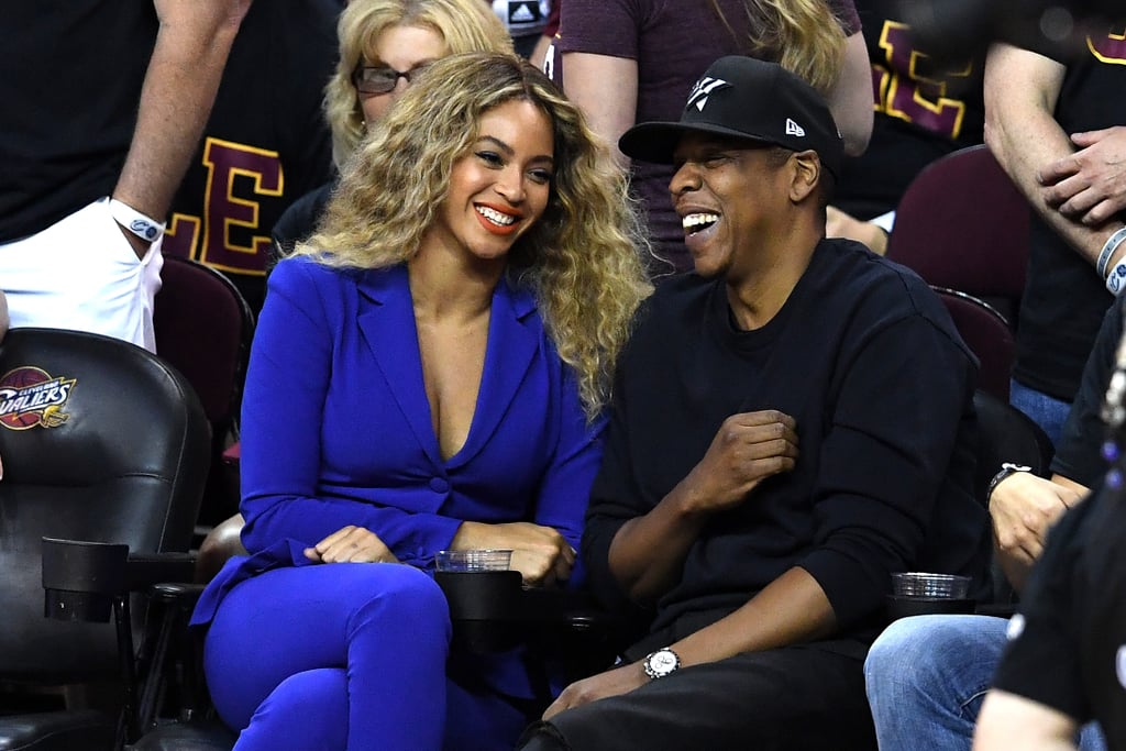 Beyonce and Jay Z at NBA Finals Game June 2016