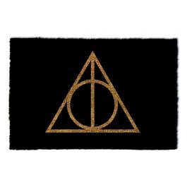 Harry Potter Tread Carefully Deathly Hallows Doormat