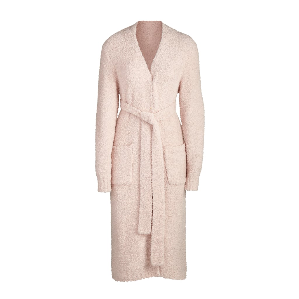 SKIMS on X: .@KimKardashian wears the Cozy Knit Robe in Bone — available  now in select sizes at   / X