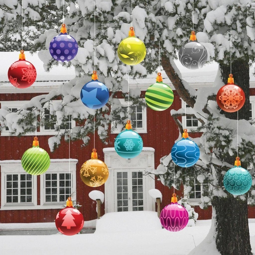 Outdoor Christmas Flat Ornaments