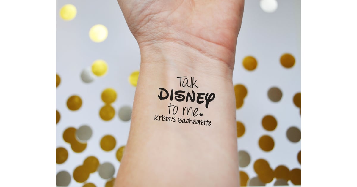 Disney Temporary Tattoos | Bachelorette Party Products 