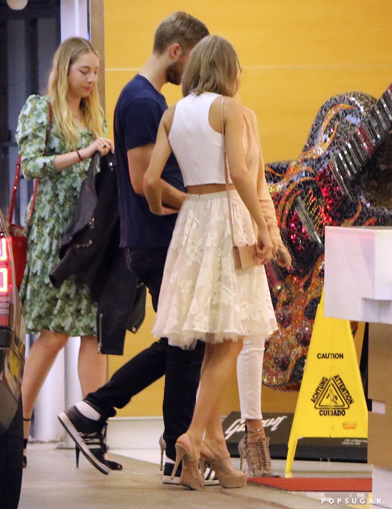 Taylor Swift and Calvin Harris After Jaime King Baby Shower