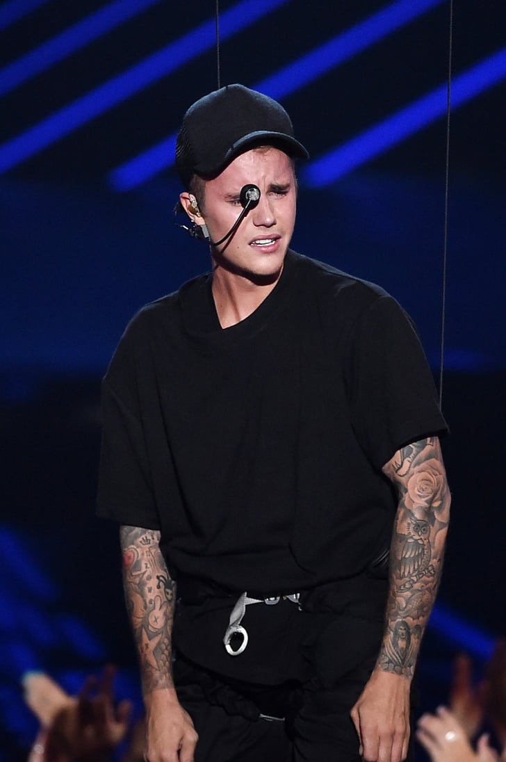 Justin Bieber Crying At The Mtv Vmas 2015 Popsugar Celebrity Photo 2 2033