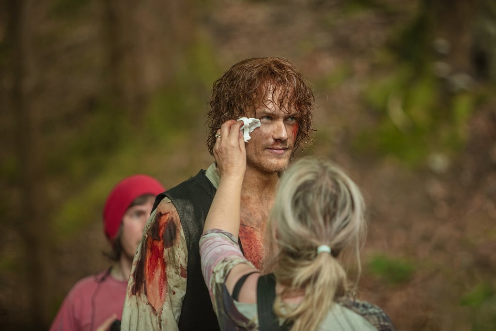 Jamie Fraser's season four makeup is making us nervous, to be honest.