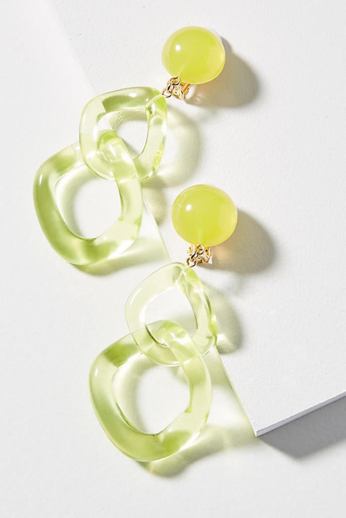 Zenzii Looped Lucite Clip-On Earrings