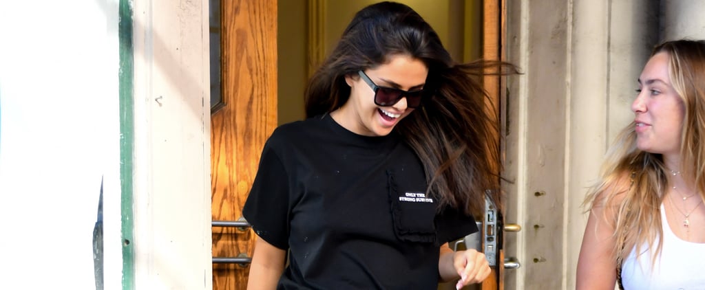 Selena Gomez's Black Only the Strong Survive T-Shirt