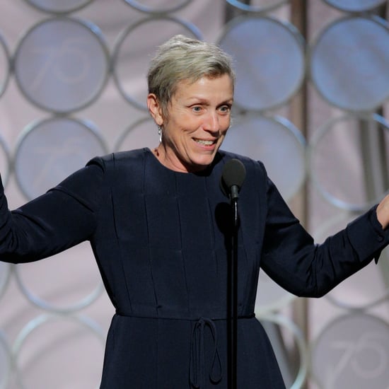 Frances McDormand No Makeup at the 2018 Golden Globes