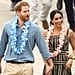 Prince Harry Helping Meghan Markle With Her Shoes in Sydney