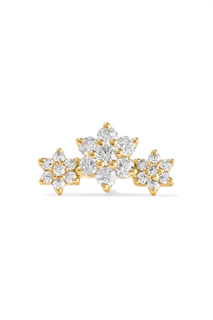Maria Tash Flower Garland Diamond Earring