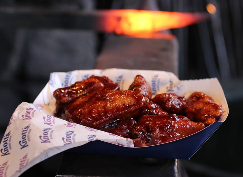 Boysenberry BBQ Glazed Wings at Sutters Grill Stand