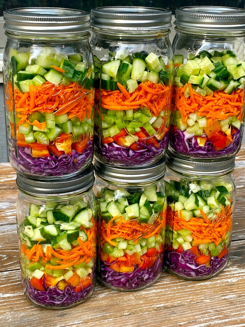 5 Mix & Match Mason Jar Salad Recipes {Healthy Lunches}