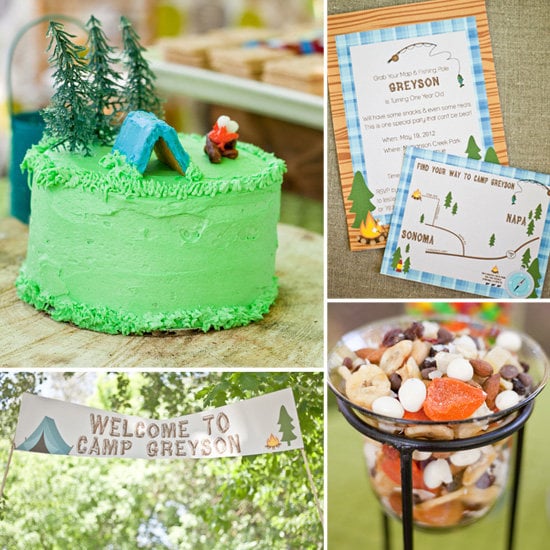 Cute Camping-Inspired Party | Second Birthday Party Ideas | POPSUGAR ...