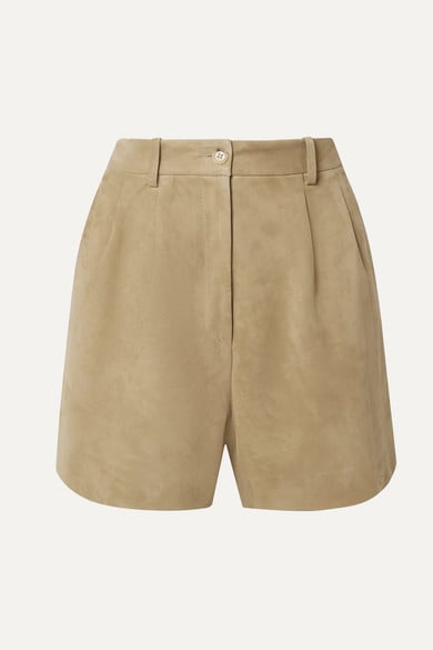 Nili Lotan Roxana Suede Shorts