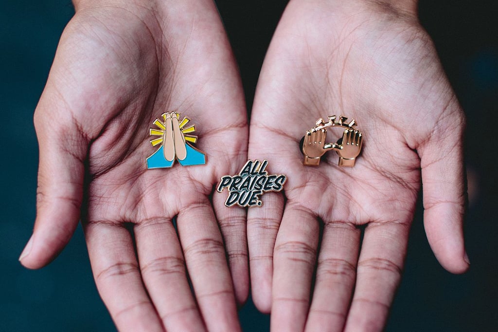 Emoji pins ($25)