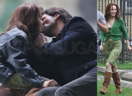 Photos Of Rachel Mcadams Kissing Eric Bana While Filming The Time