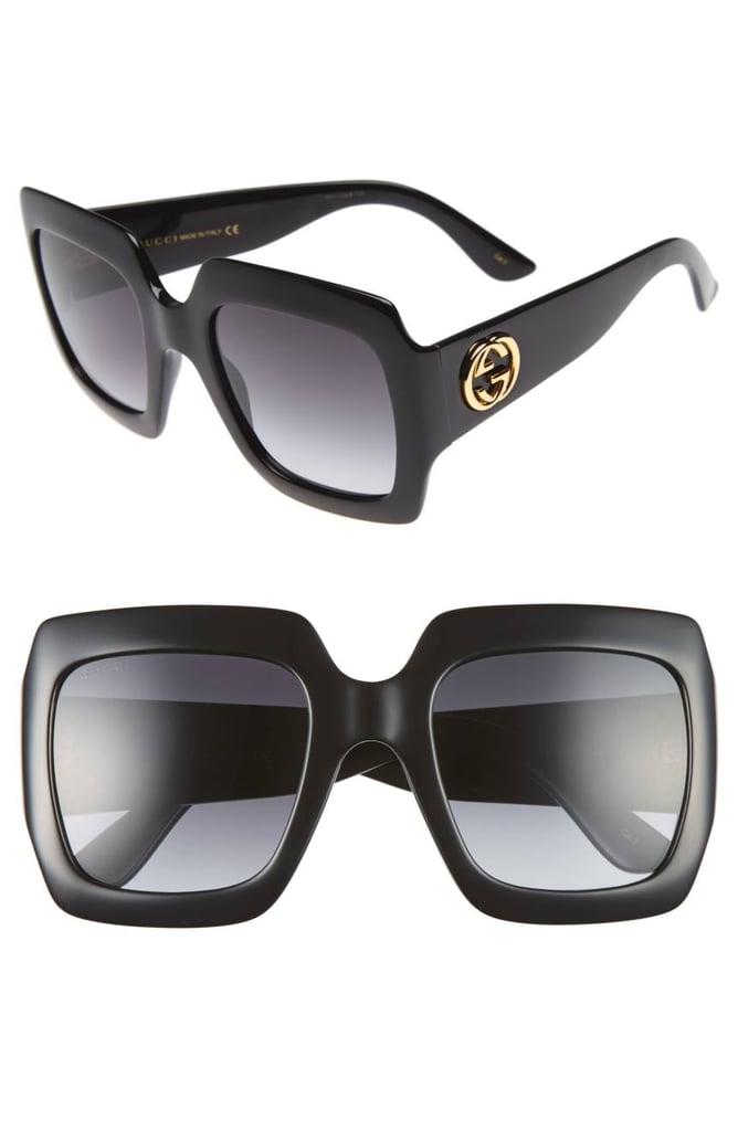 Gucci 54mm Square Sunglasses Melania Trump Sunglasses POPSUGAR