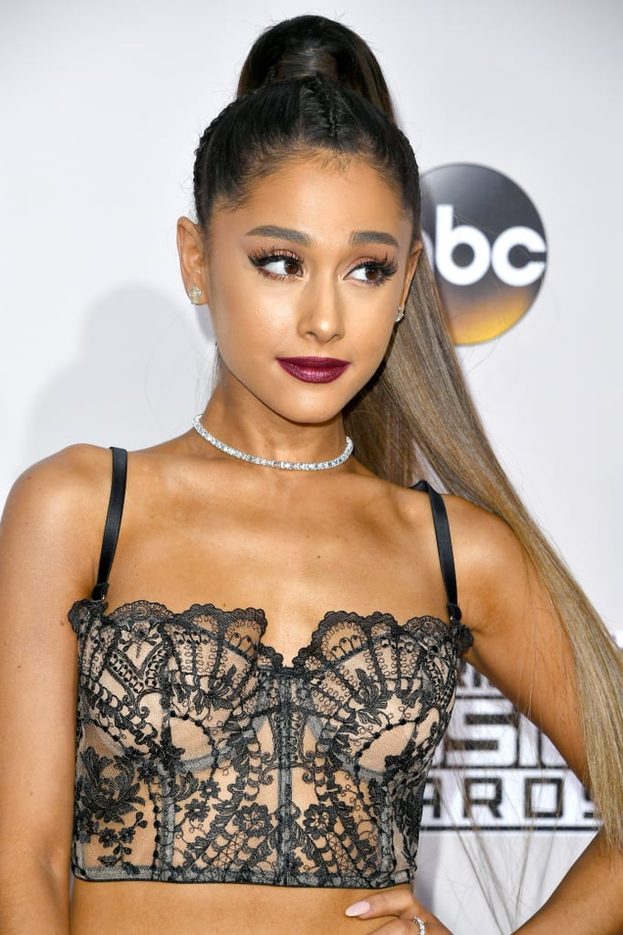 Ariana Grande Hair and Makeup at American Music Awards 2016