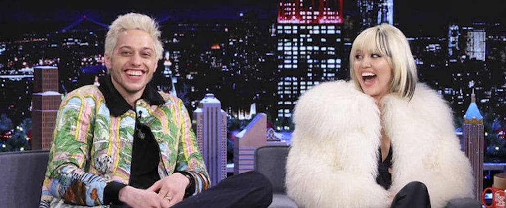 Miley Cyrus and Pete Davidson's Outfits on The Tonight Show