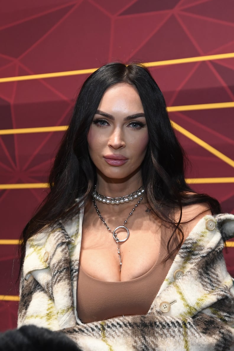 CLEVELAND, OH - FEBRUARY 18: Megan Fox attends the Ruffles NBA All-Star Celebrity Game as part of 2022 NBA All Star Weekend on Friday, February 18, 2022 at Wolstein Center in Cleveland, Ohio. NOTE TO USER: User expressly acknowledges and agrees that, by d