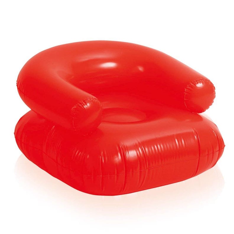 eBuyGB Inflatable Floating Blow-Up Lounge Chair in Red