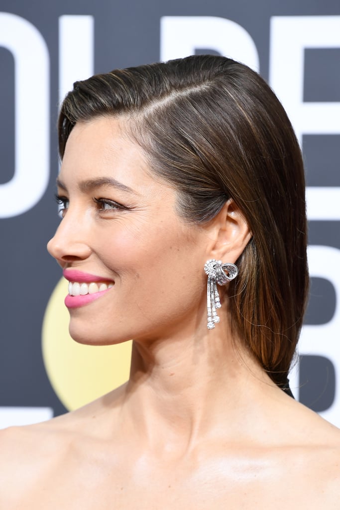 Jessica Biel Hair Golden Globes 2018