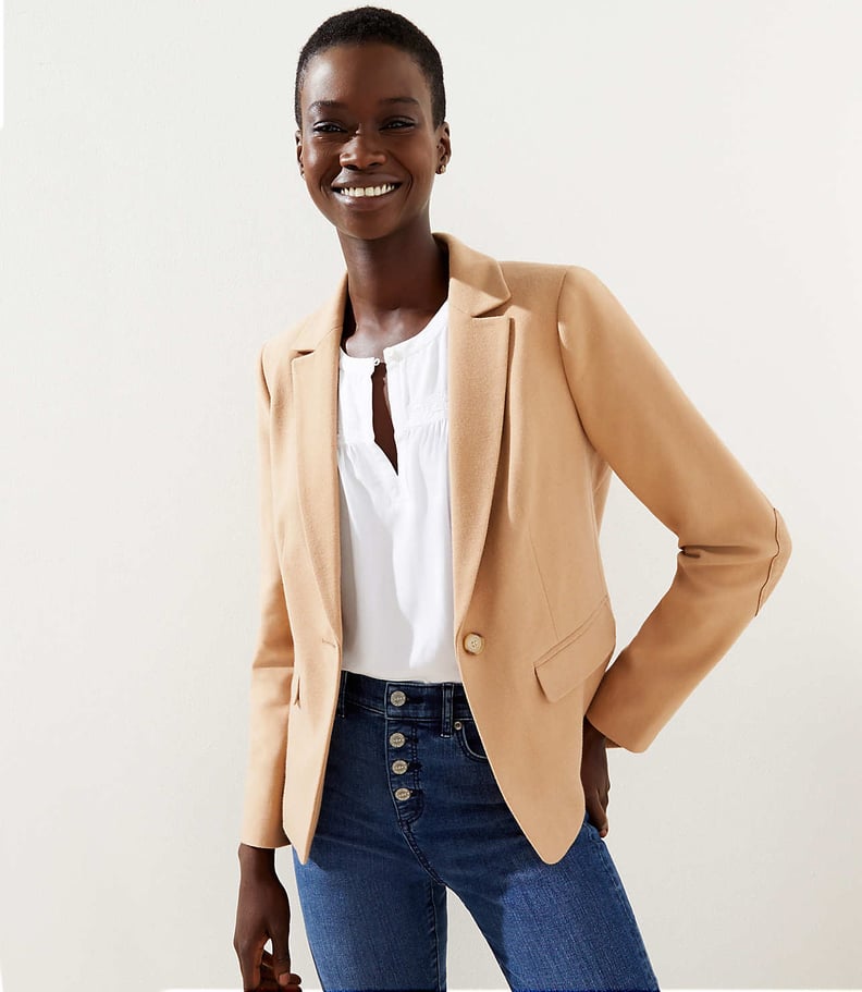 Loft Elbow Patch Modern Blazer