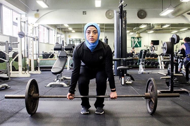 Do you think being veiled and athletic could make you a role model for women who want to get into fitness?
