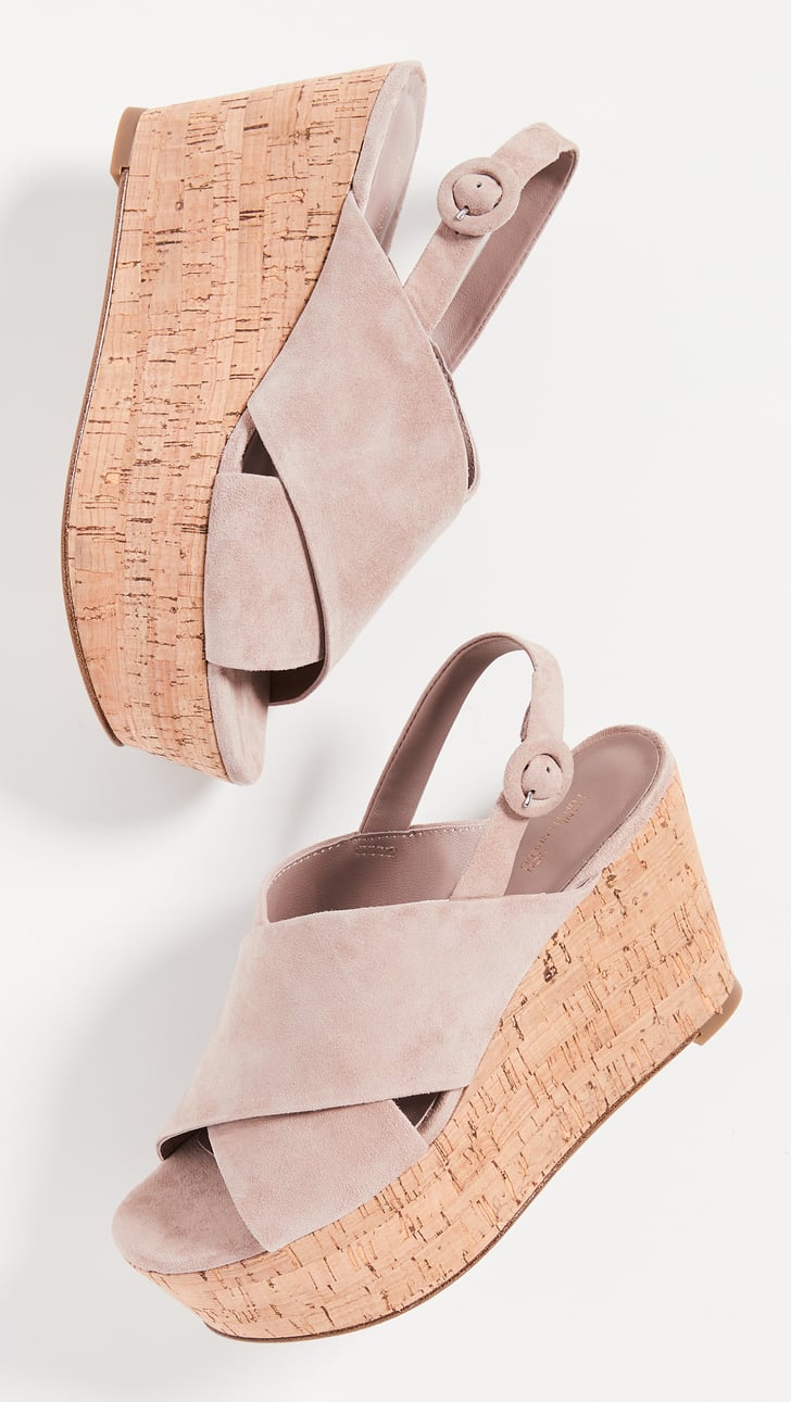Diane von furstenberg wedge sandals sale