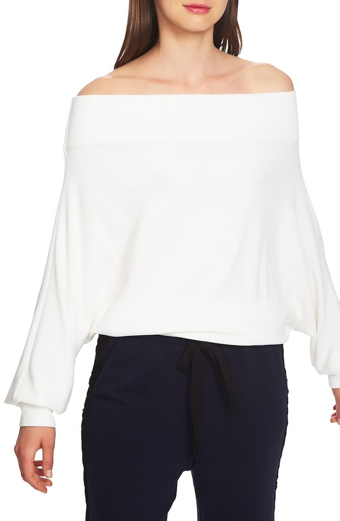 1.State Off the Shoulder Sweater