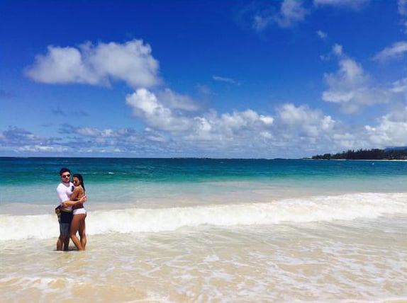 Zac Efron and Sami Miro in Hawaii 2015 | Pictures