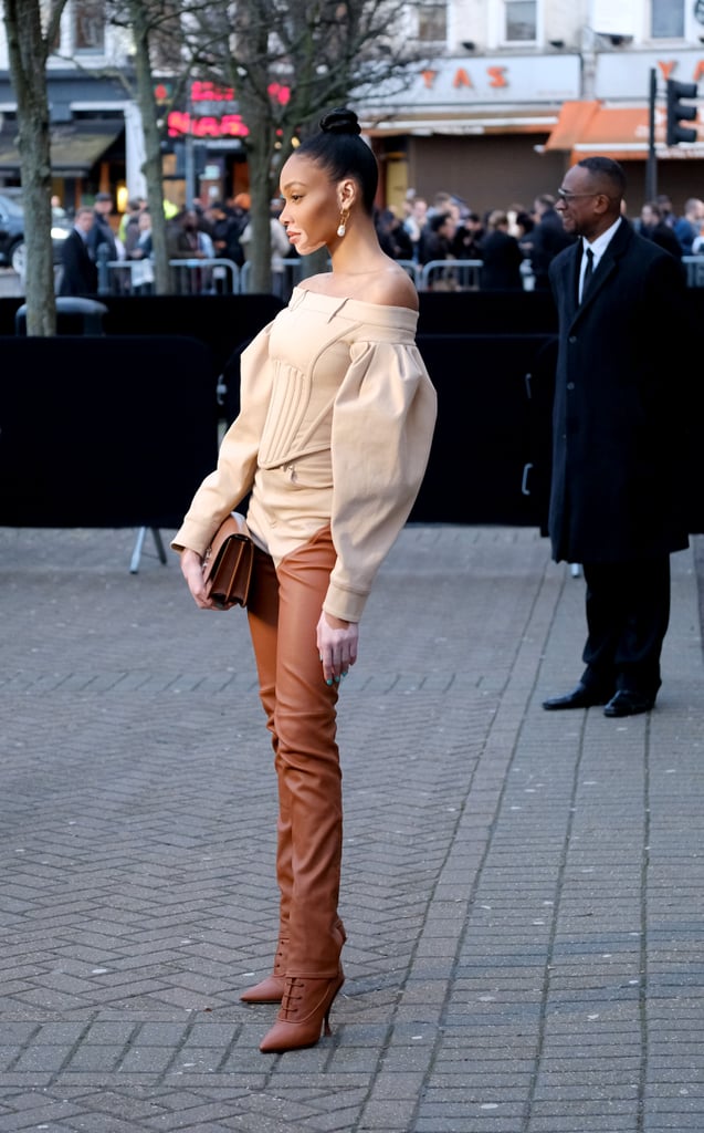 Winnie Harlow at the Burberry Fall 2020 Show