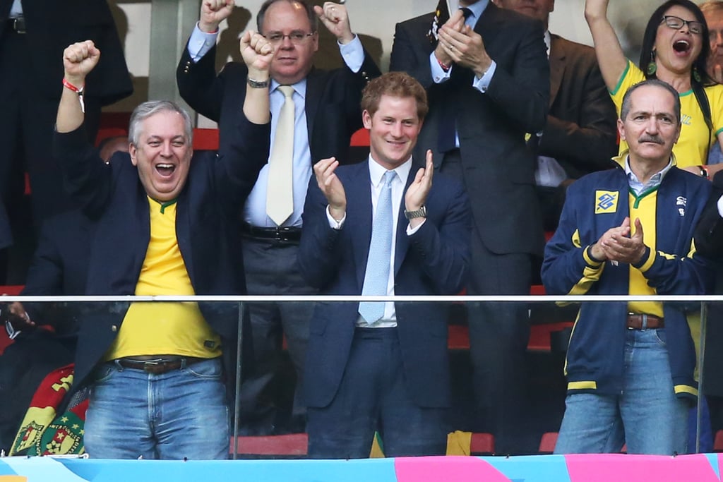 Prince Harry at the World Cup in Brazil