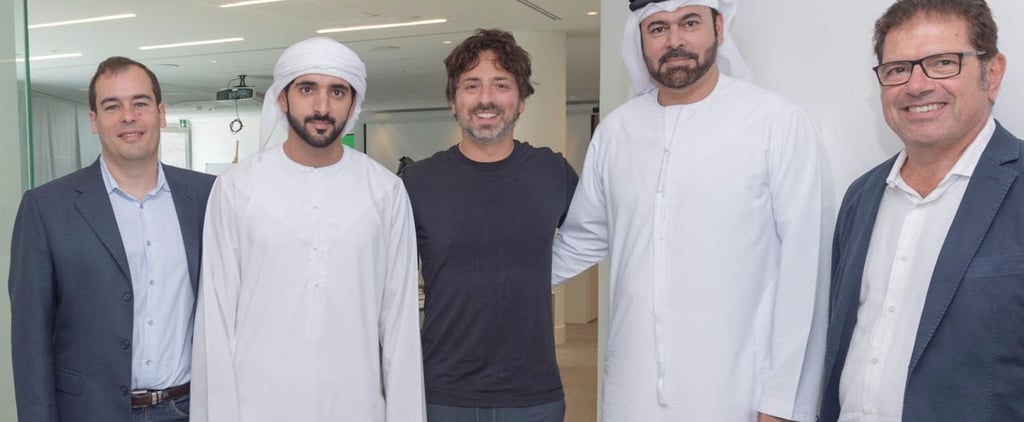 Sheikh Hamdan Meets Google Founder Sergey Brin in Dubai