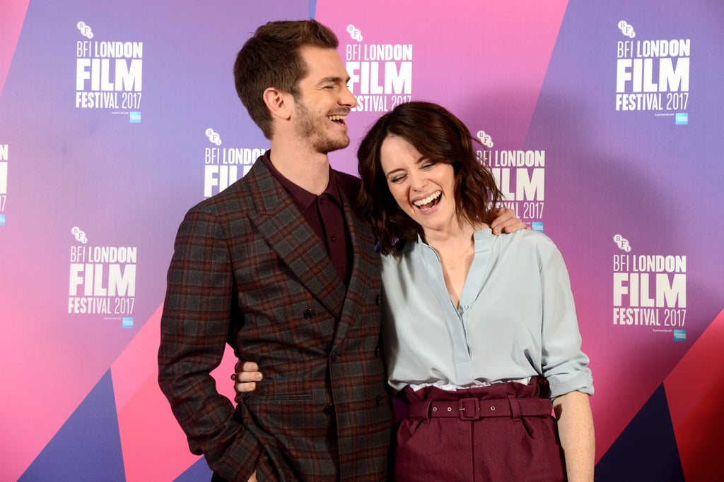 Andrew Garfield and Claire Foy at Breathe Photocall 2017