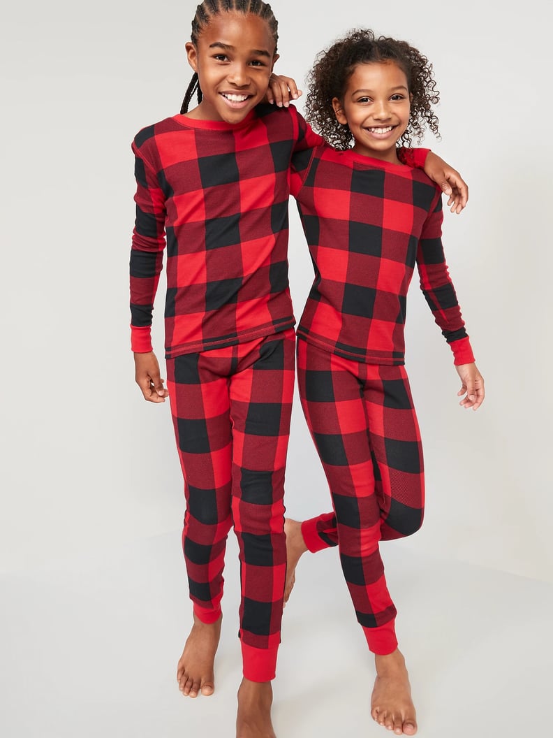 Old Navy Gender-Neutral Matching Print Snug-Fit Pajama Set for Kids